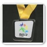 Medalha de acrílico no Bosque da Saúde