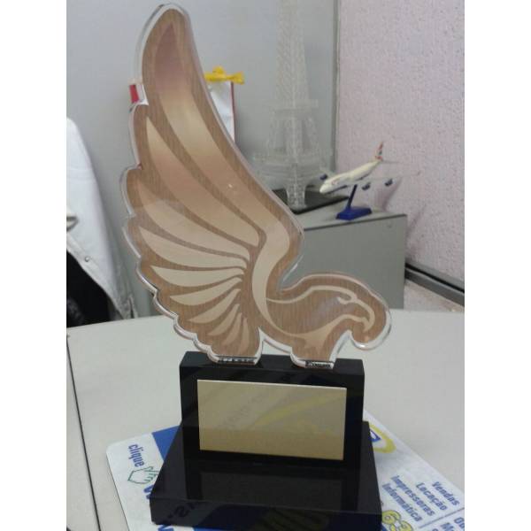 Troféu Corte a Laser no Jardim Tereza Rosa - Troféu em Acrílico e Aço